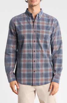 Plaid Cotton Button Down Shirt
