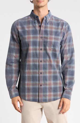 Plaid Cotton Button Down Shirt