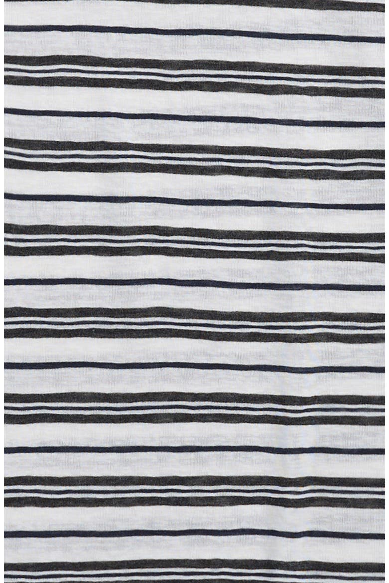 Kids' Stripe T-Shirt, Alternate, color, BLACK/ WHITE