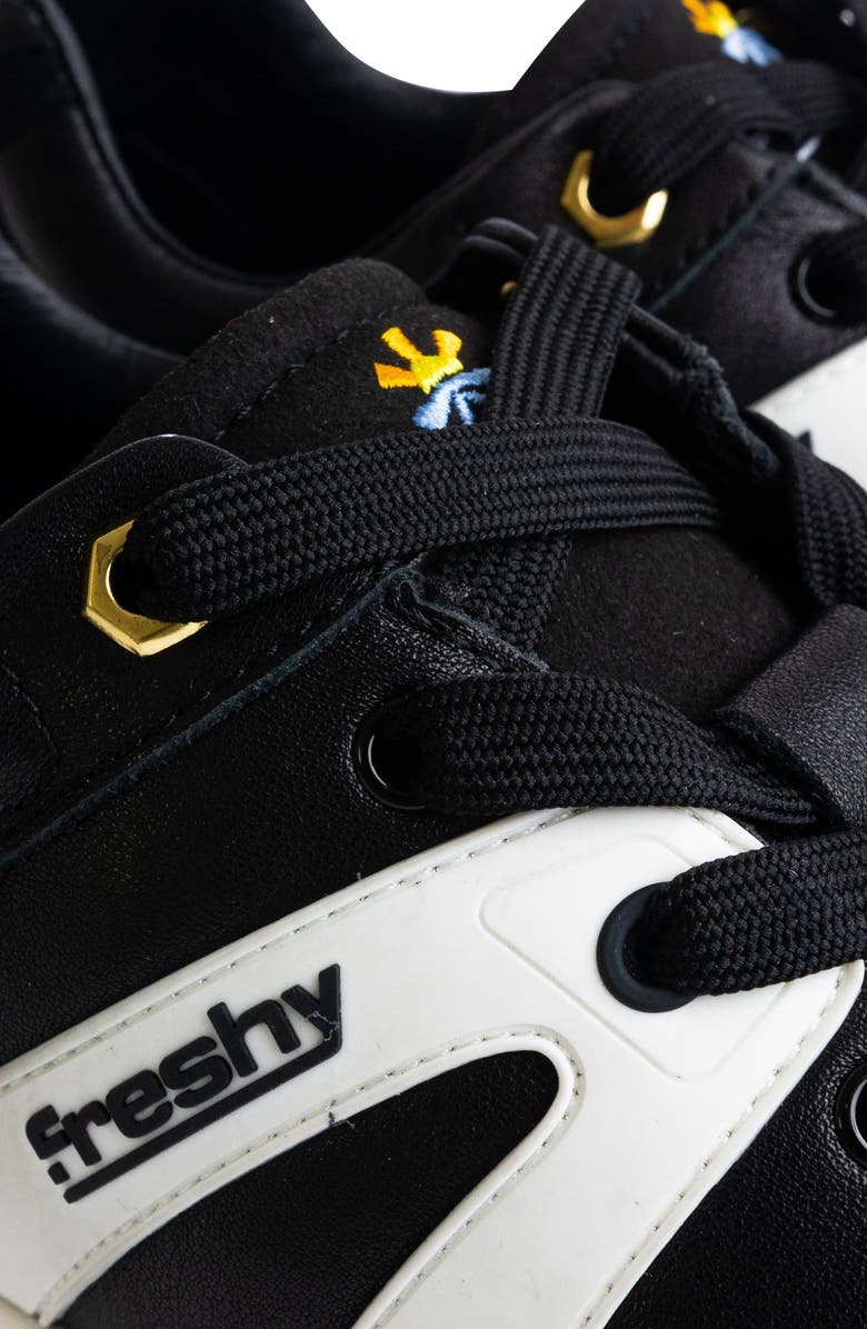 Freshy Supafly Nites Sneaker, Alternate, color, Black/White