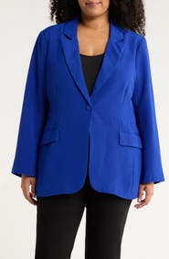 SUGARLIPS Chelsea One-Button Blazer