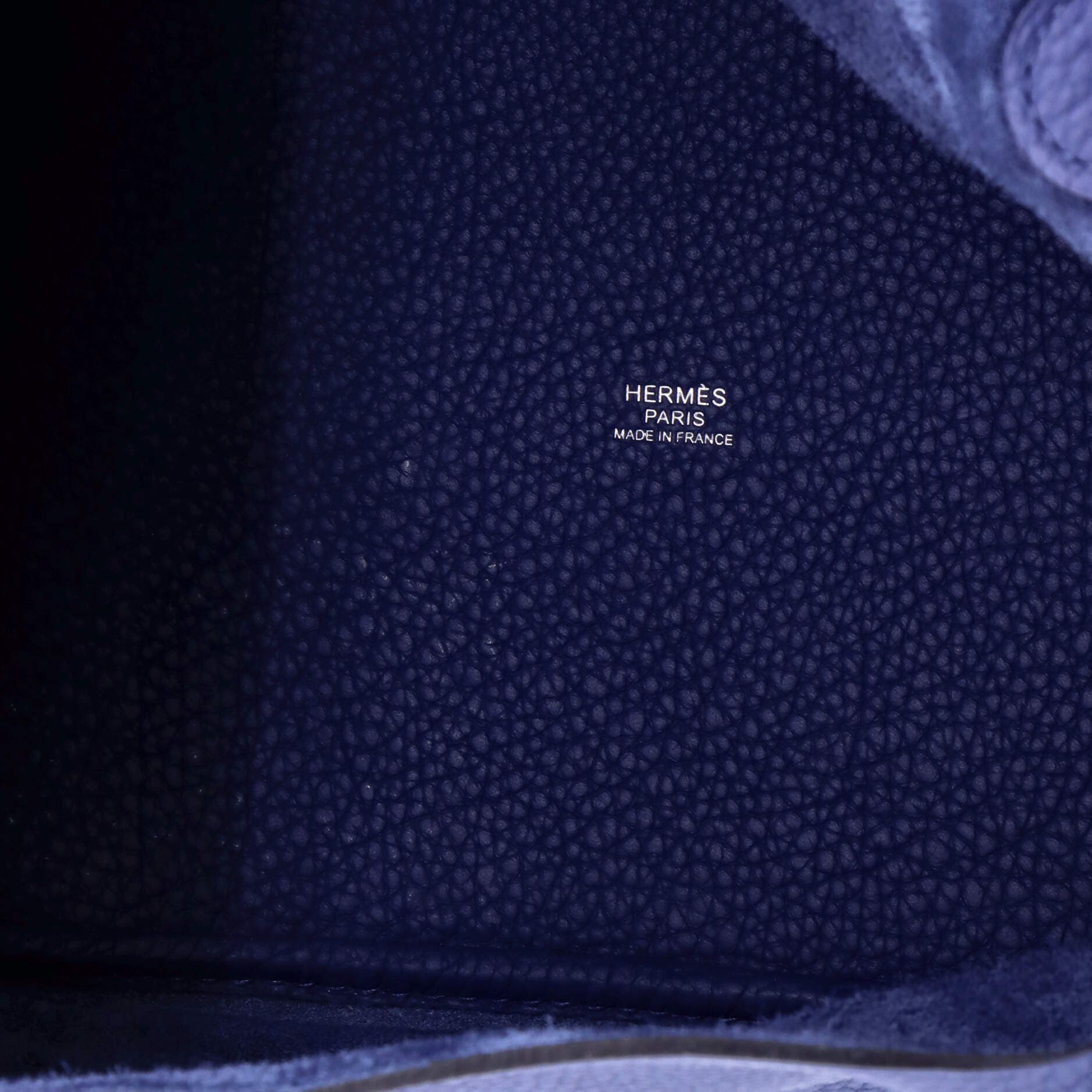 Pre-Owned Hermes Picotin Lock Bag Clemence MM, Alternate, color, Bleu Brighton