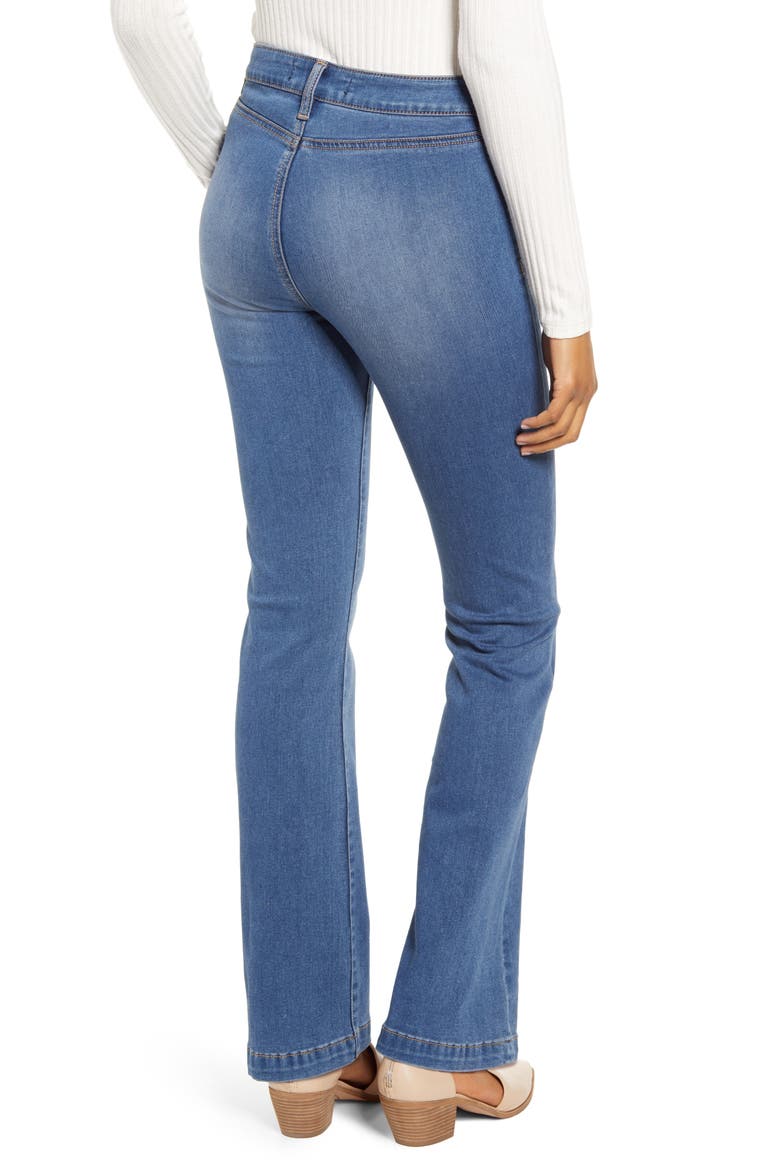 Kate Flare Jeans, Alternate, color, MEDIUM WASH