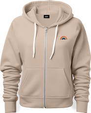 Dalix Rainbow Zip Hoodie