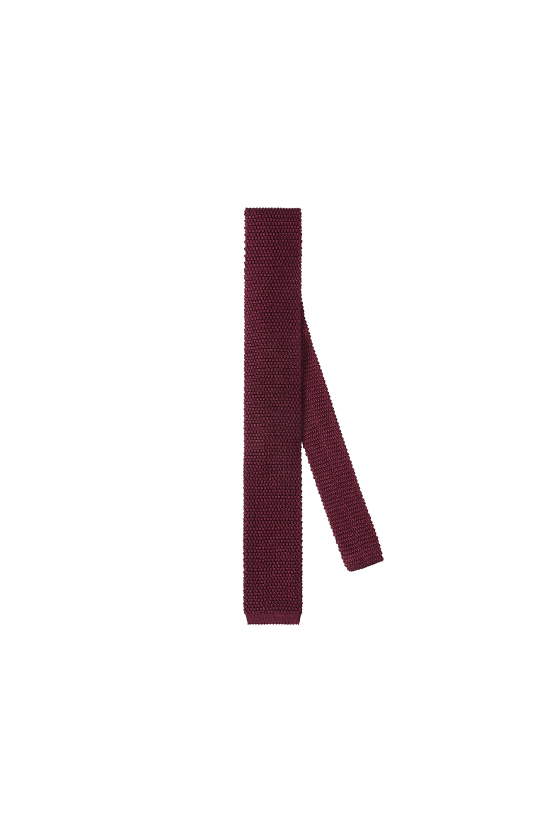 Silk knit tie, Alternate, color, Amaranth Red