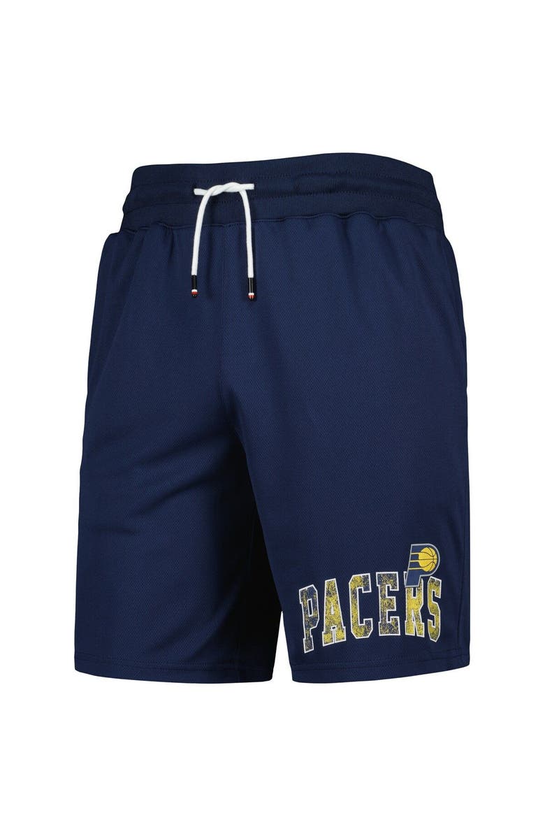 TOMMY JEANS Men's Tommy Jeans Navy Indiana Pacers Mike Mesh Basketball Shorts, Alternate, color, 