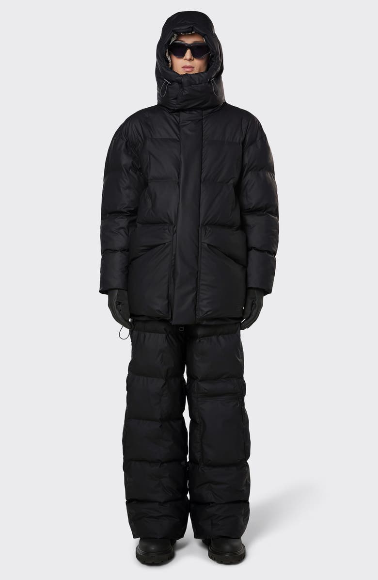 Rains Block Waterproof Puffer Jacket, Alternate, color,