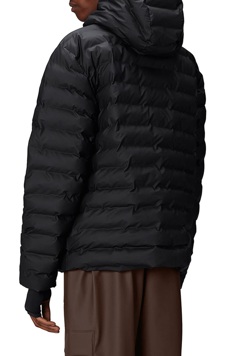 Rains Lohja Waterproof & Wind Resistant Insulated Hooded Puffer Jacket, Alternate, color, 