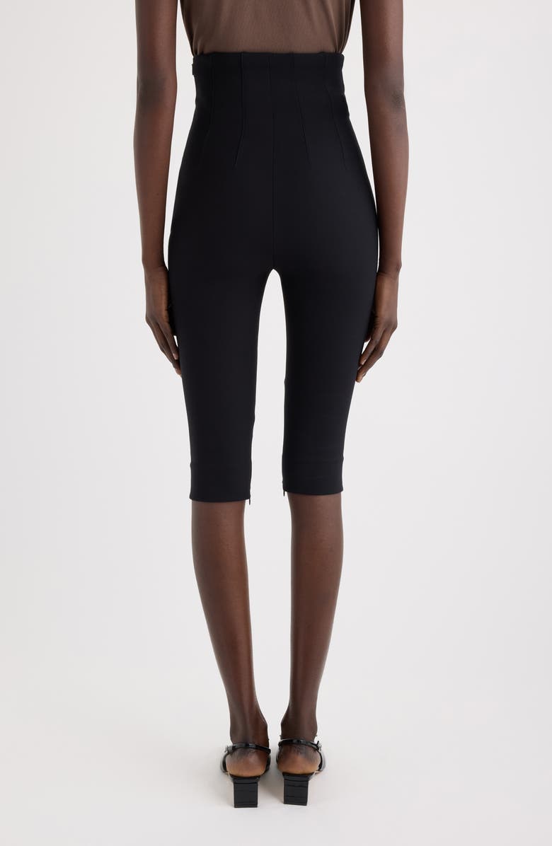 Jacquemus Le Pantalon Capri High Waist Pants, Alternate, color, Black