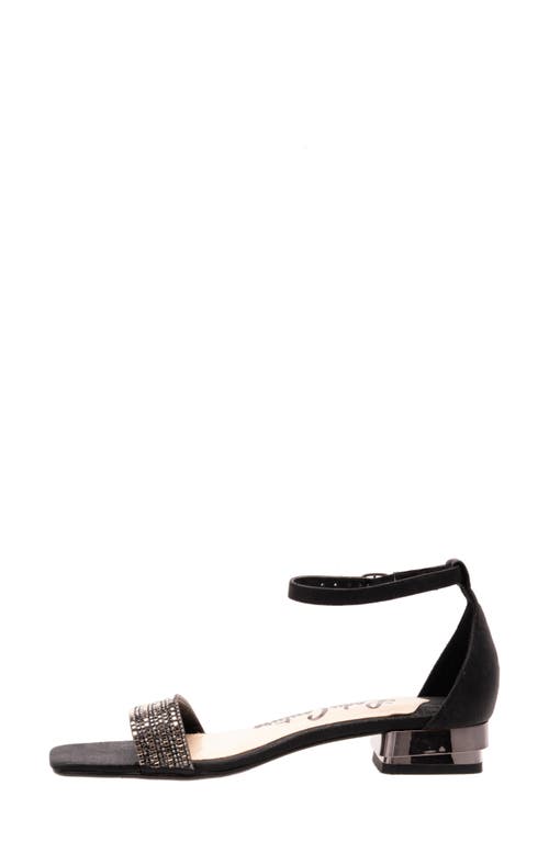 Lady Couture Doris Ankle Strap Sandal In Black