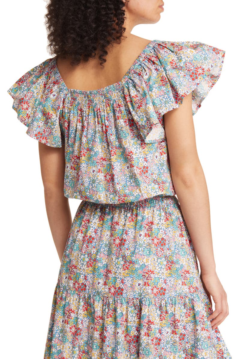 Nordstrom Matching Family Moments Floral Cotton Top, Alternate, color, 