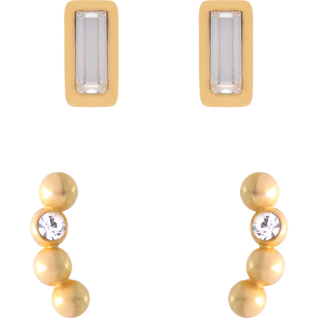 Reiss Mina Micro Set Of 2 Stud Earrings