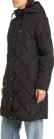 特価!Ralph Lauren Diamond Quilted Belted Hooded Puffer Coat 人気！Ralph Lauren Diamond Quilted Belted Hooded Puffer Coat