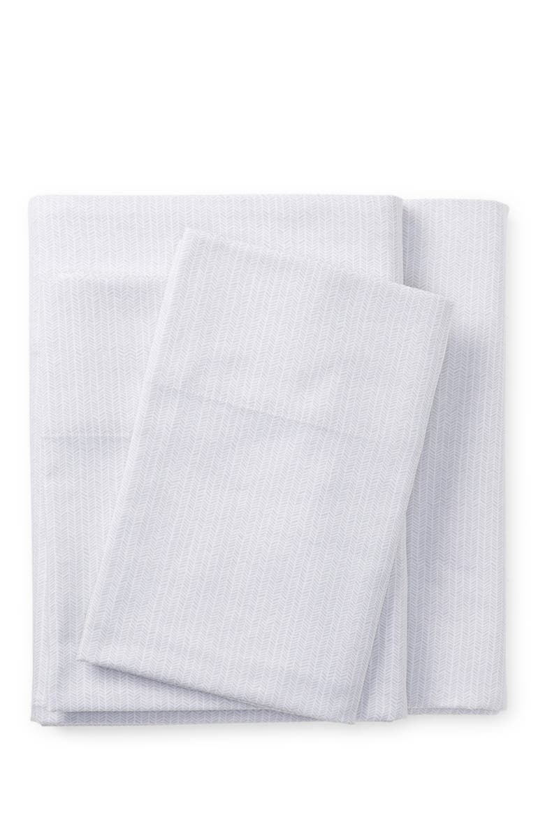 NORDSTROM RACK Queen Herringbone 250 Thread Count Sheet Set, Main, color, 