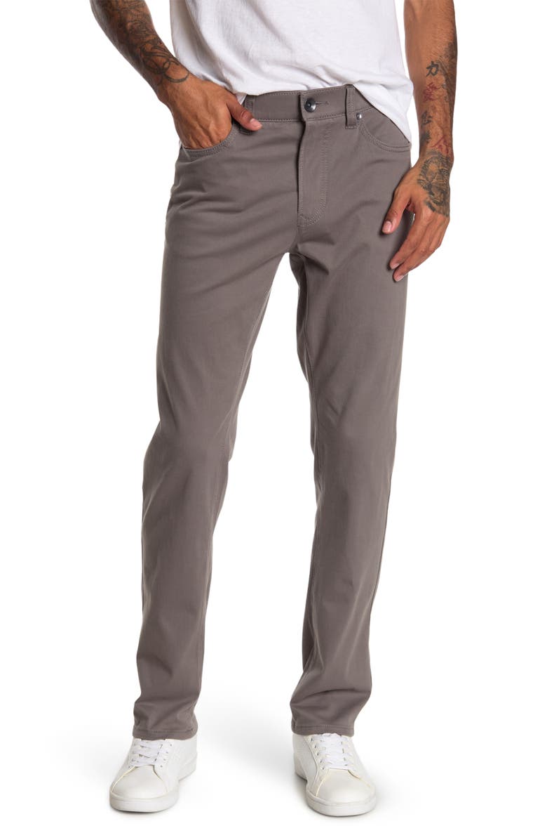 Union Comfort Flex Knit 5-Pocket Pants, Main, color, Grey Goose