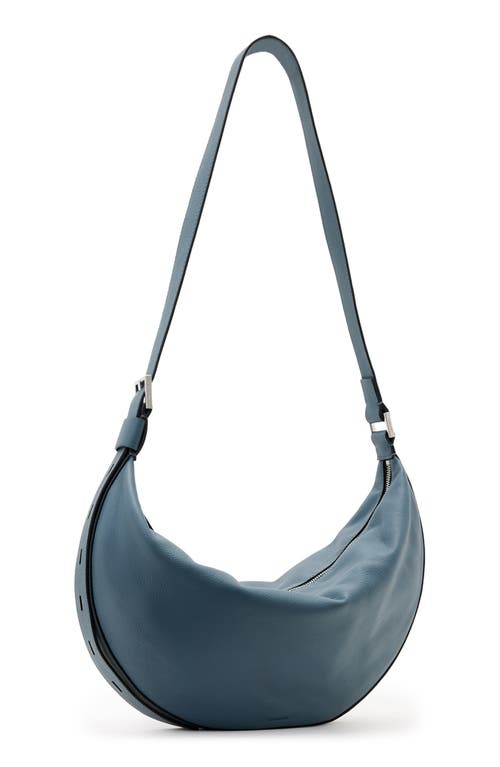 Allsaints Half Moon Leather Shoulder Bag