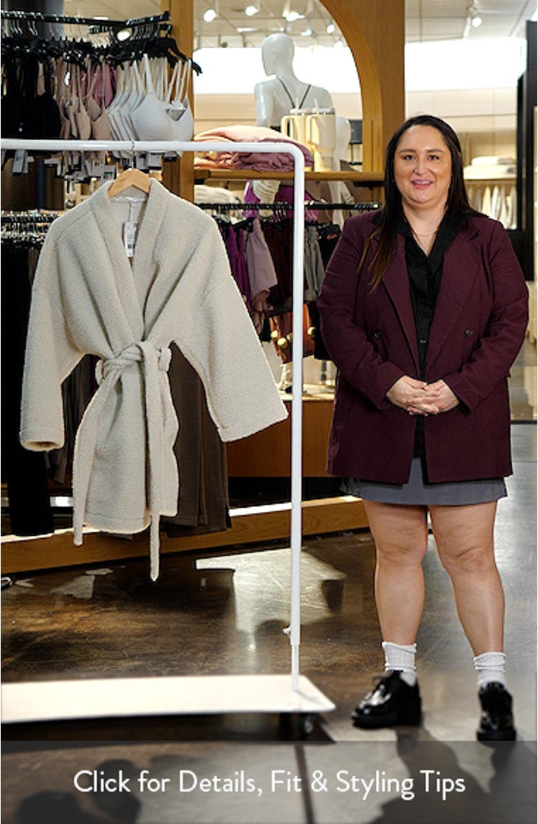 Faux Shearling Robe, sales video thumbnail