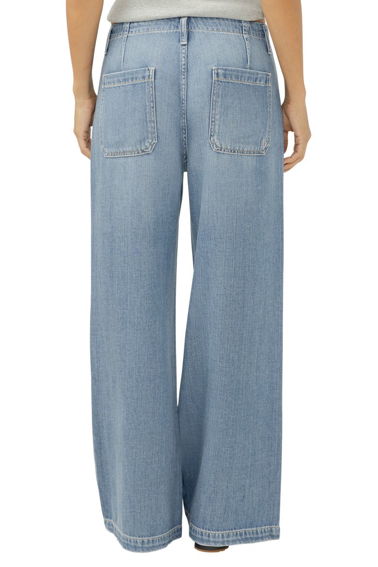 Beach Wide Leg Drawstring Jeans, Alternate, color, VENTURA