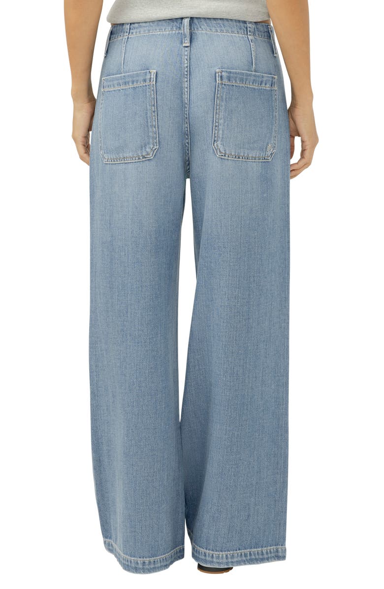 Silver Jeans Co. Beach Wide Leg Drawstring Jeans, Alternate, color, Ventura