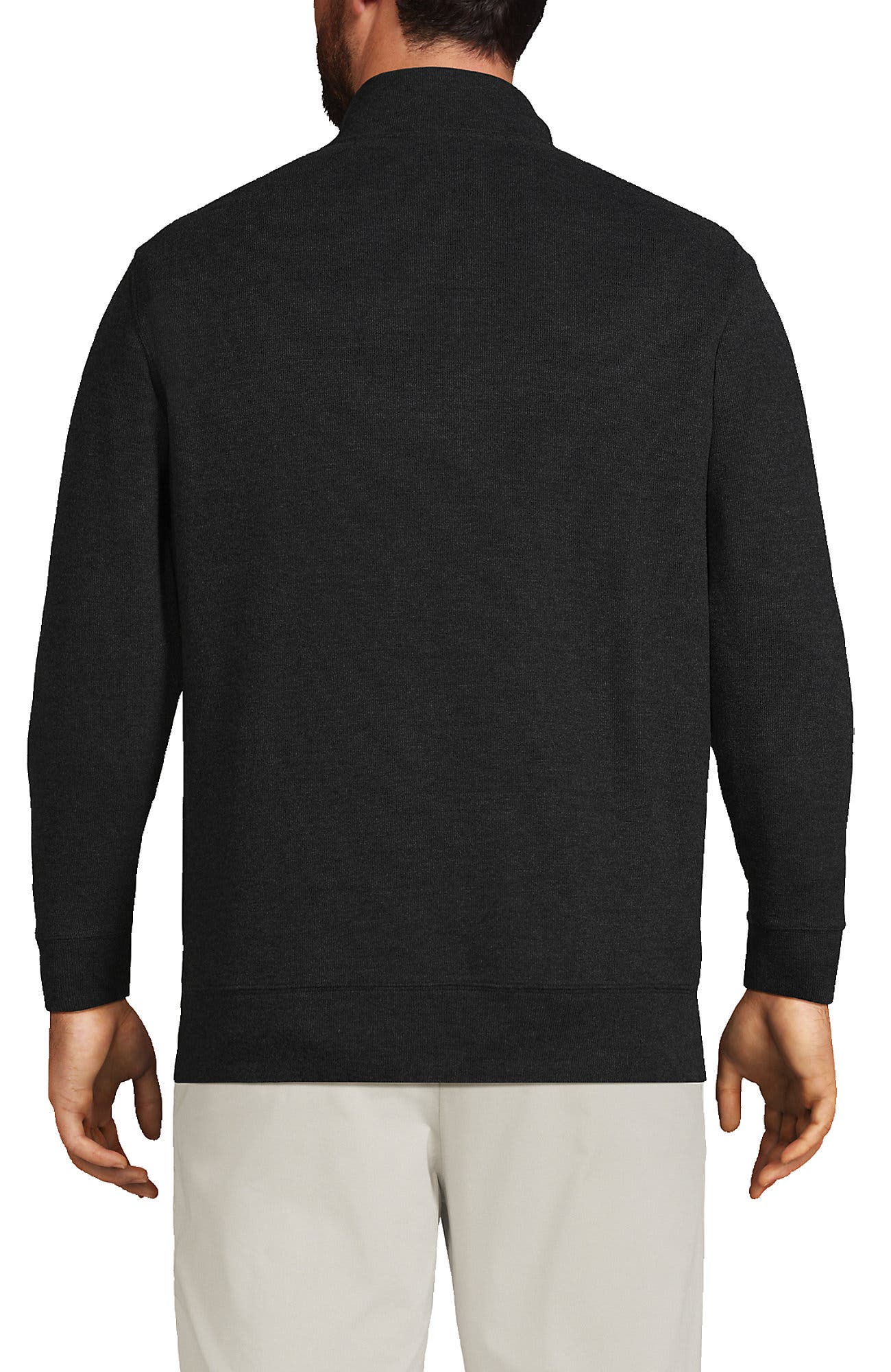 Bedford Rib Quarter Zip Pullover Sweater - image 2