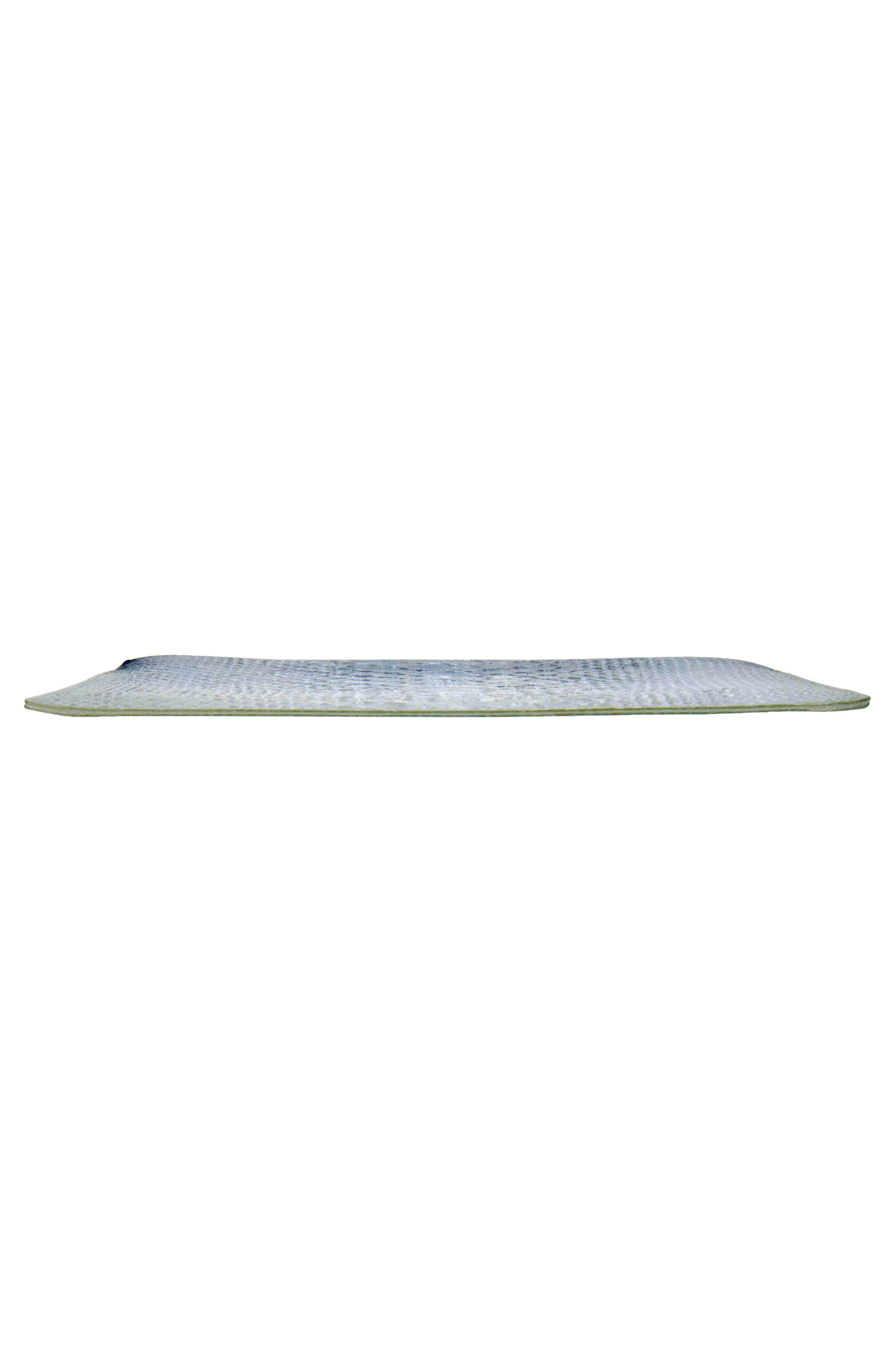 Snakeskin Embossed Transparent Zip Pouch, Alternate, color, TRANSPARENT