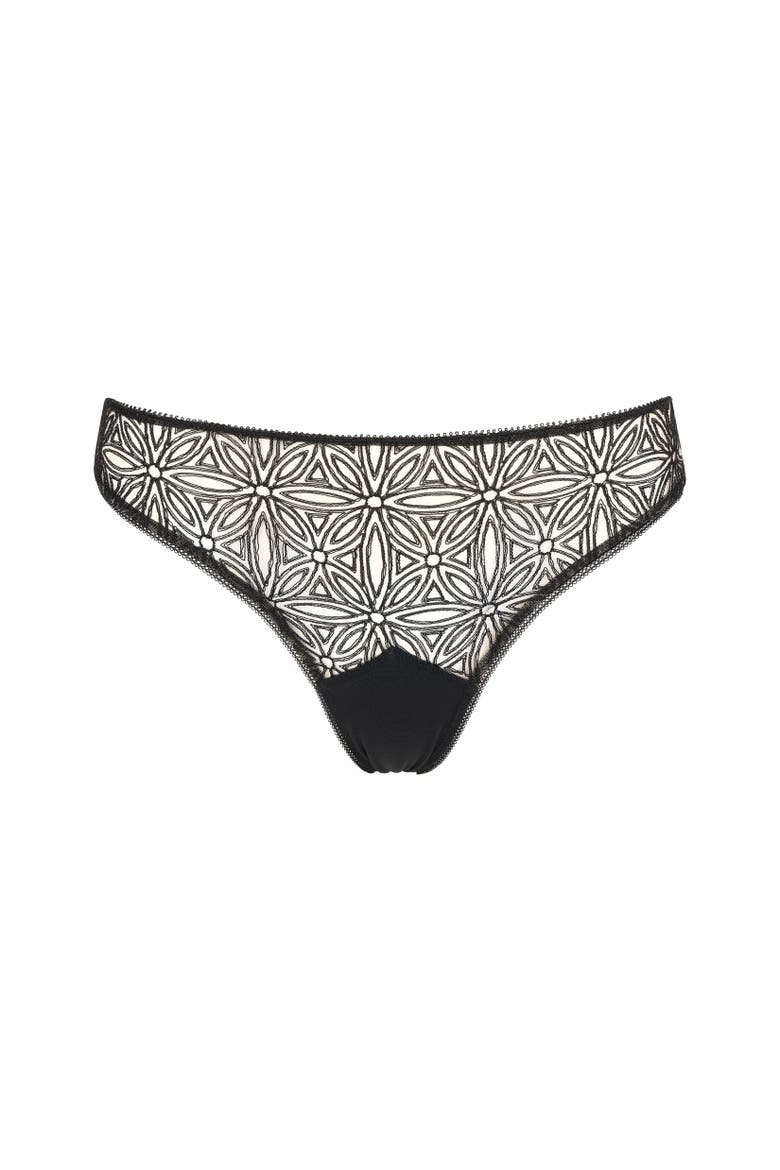 Infini Lace Tanga, Main, color, Black