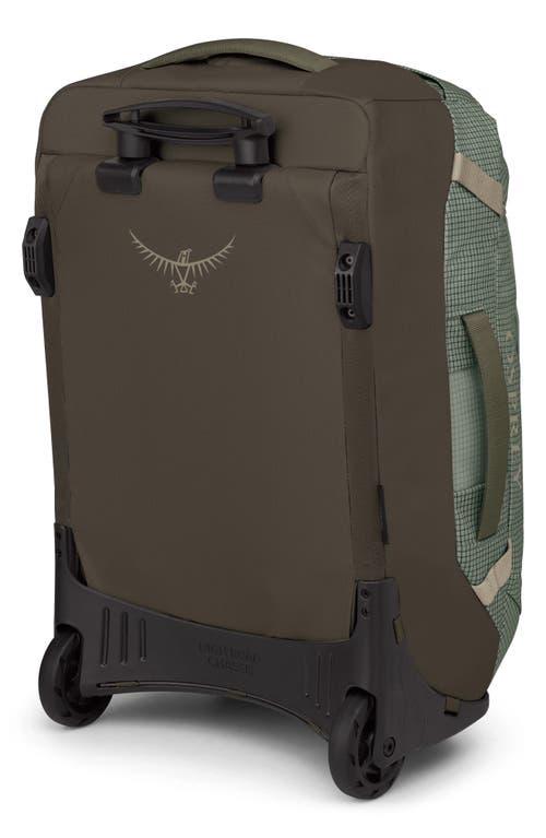 Osprey Transporter 40-liter Duffle Wheeled Carry-on Luggage In Pine Leaf/earl Grey