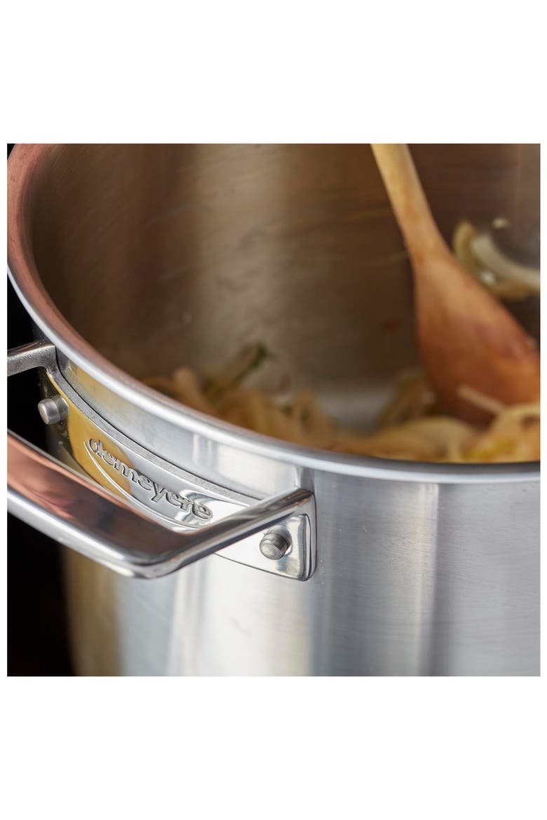 Essential 5-Ply 8-Quart Stainless Steel Stockpot & Lid, Alternate, color, STAINLESS STEEL