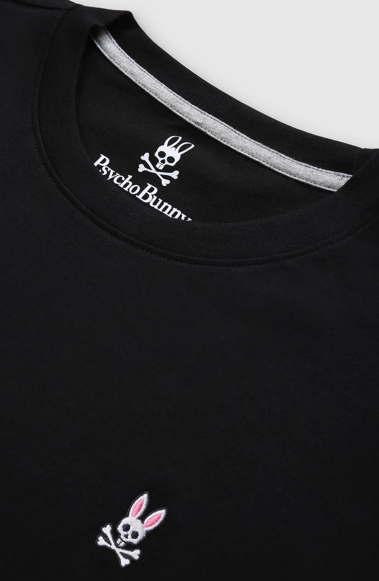 Psycho Bunny Classic Crewneck T-Shirt, Alternate, color, Black
