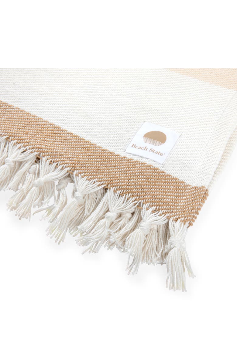 Picnic Time Oceanside Beach Blanket, Alternate, color, Beige
