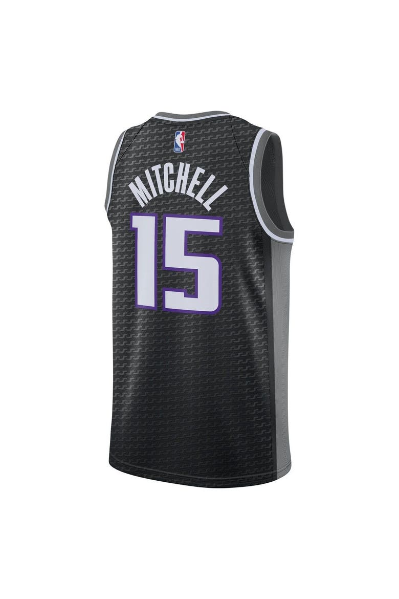 Unisex Jordan Brand Davion Mitchell Black Sacramento Kings Swingman Jersey - Statement Edition, Alternate, color, Black