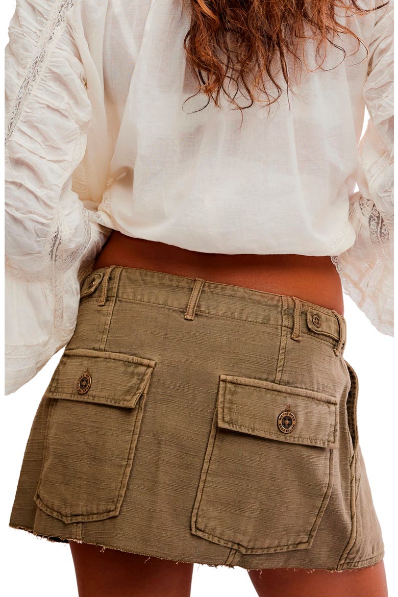 Riverfront Surplus Miniskirt, Alternate, color, BEECH LEAVES