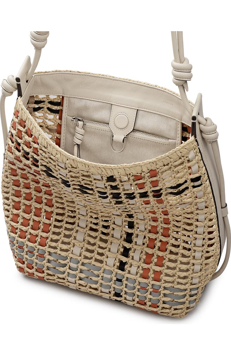 Radley The Camden - Raffia Check Medium Open Top Woven Shoulder Bag, Alternate, color, Natural