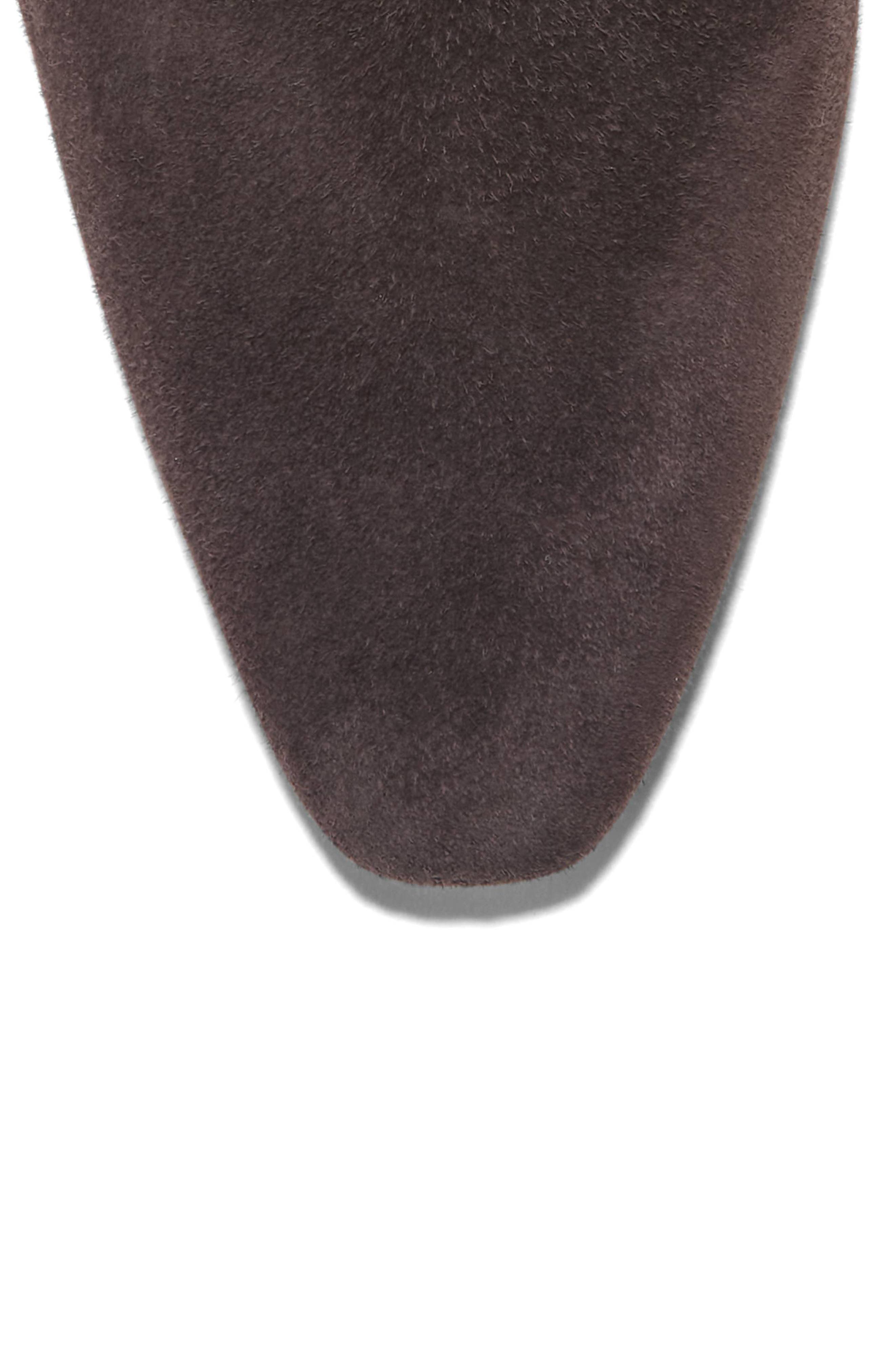 Tyldie Kitten Heel Bootie, Alternate, color, CH DK CHOCOLATE SUEDE