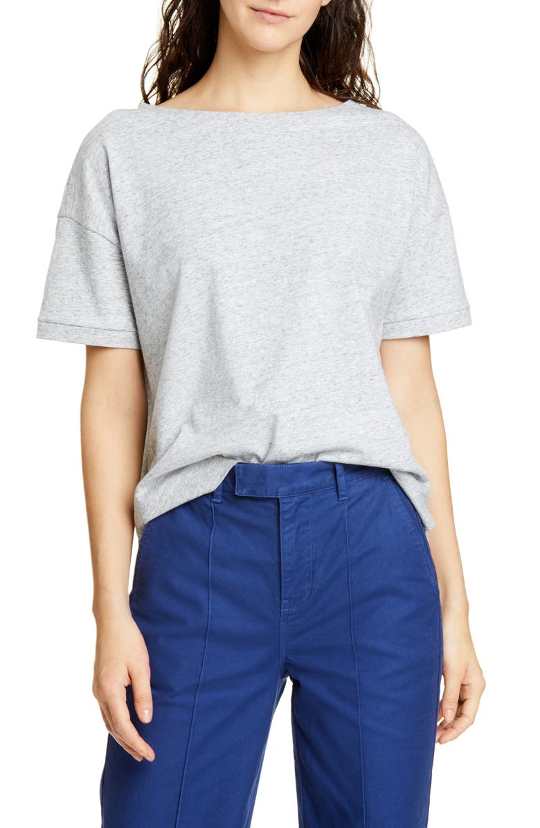 Alex Mill Heather Boxy Slub Tee, Main, color,