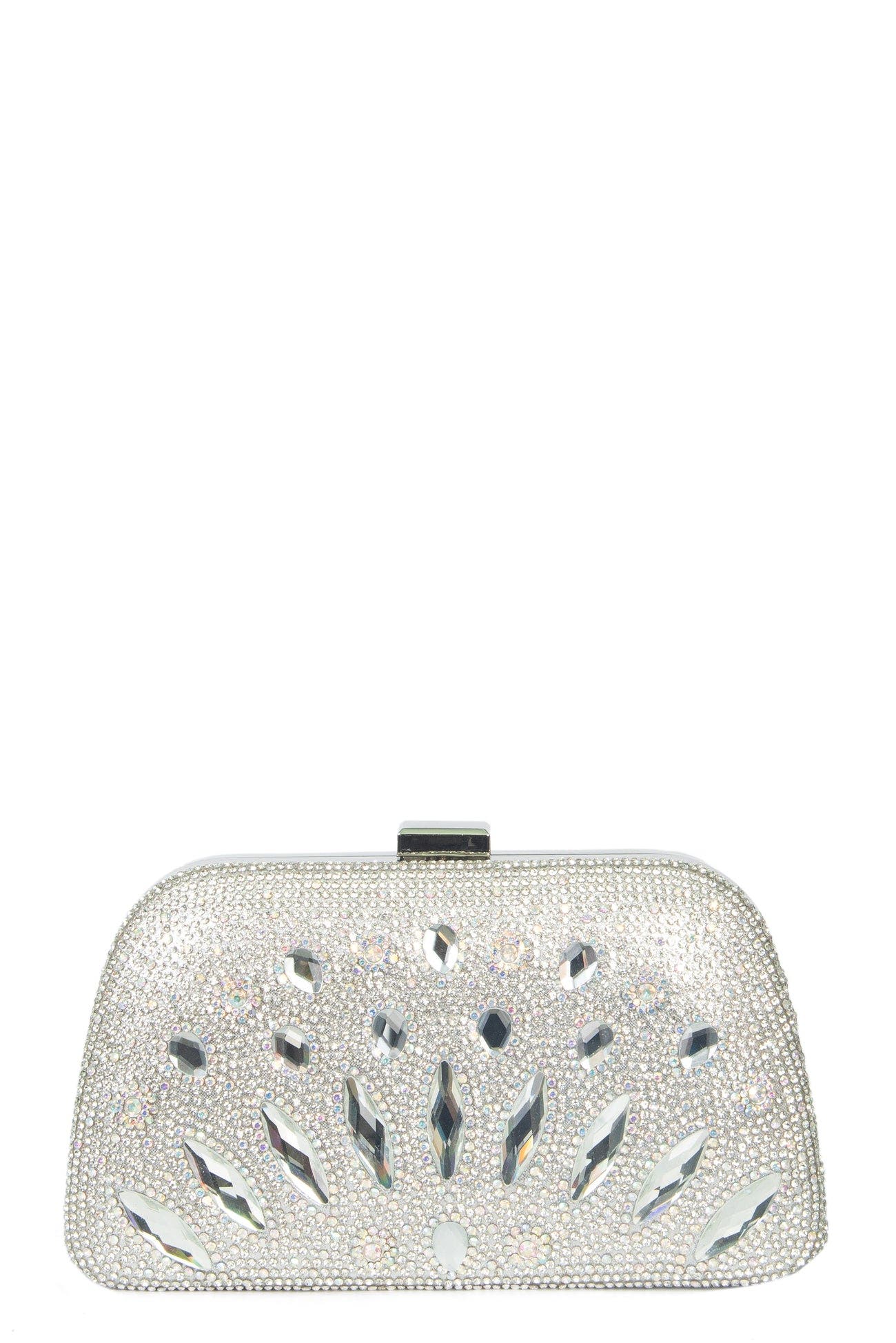 Shana Clutch, Alternate, color, SILVER