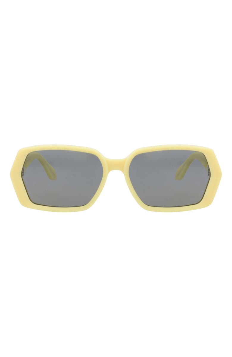 Alaïa Sunglasses, Main, color, Yellow Yellow Grey
