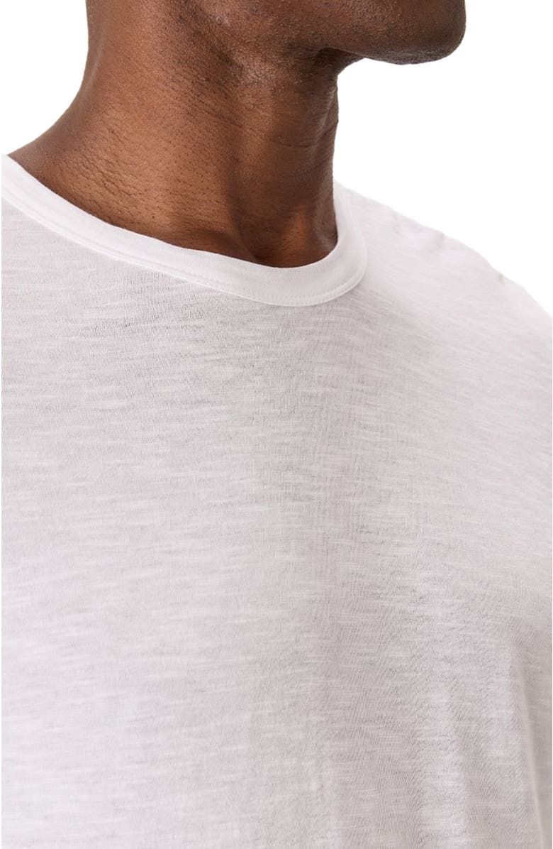 Pact Organic Cotton Featherweight Slub Crew Tee, Alternate, color, White