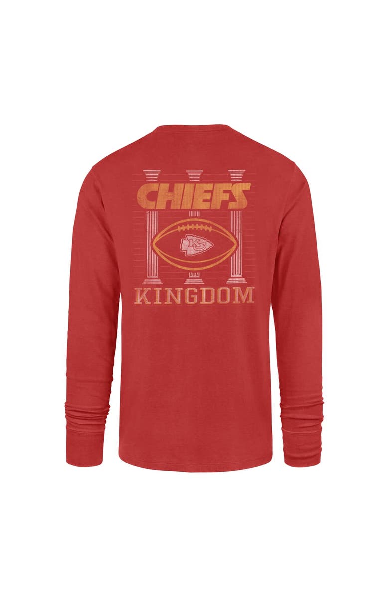 '47 Men's '47 Red Kansas City Chiefs Regional Backer Franklin Long Sleeve T-Shirt, Alternate, color, Red
