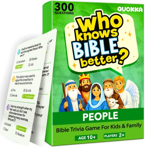 Who Knows Better? Trivia Card Games for Kids & Family