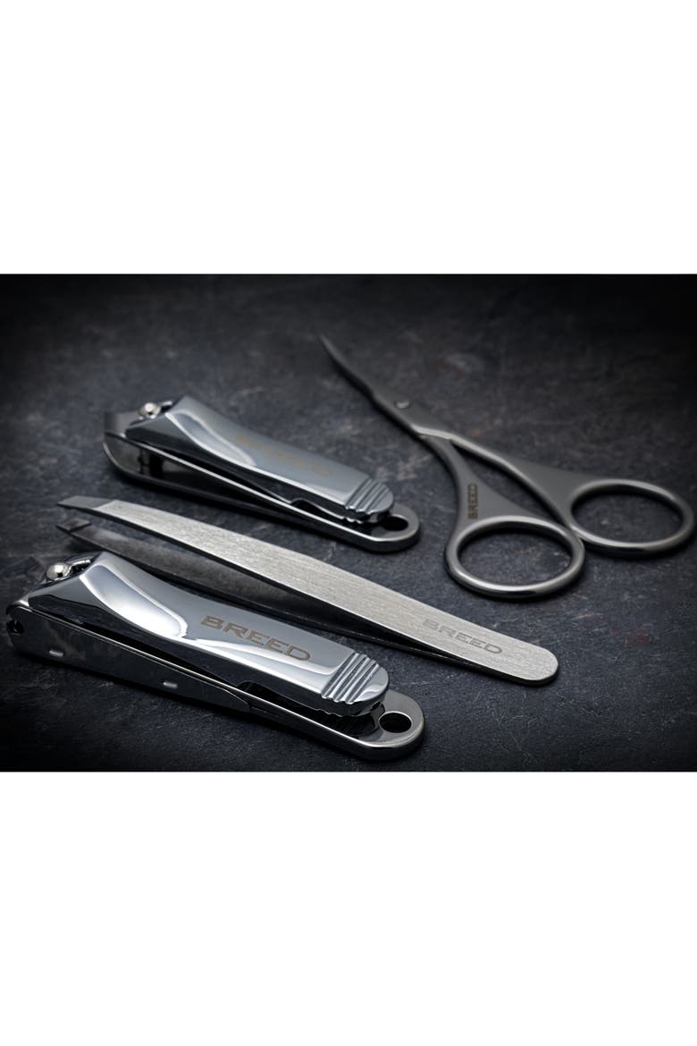 Sabre 4 Piece Surgical Steel Groom Kit, Alternate, color, Green