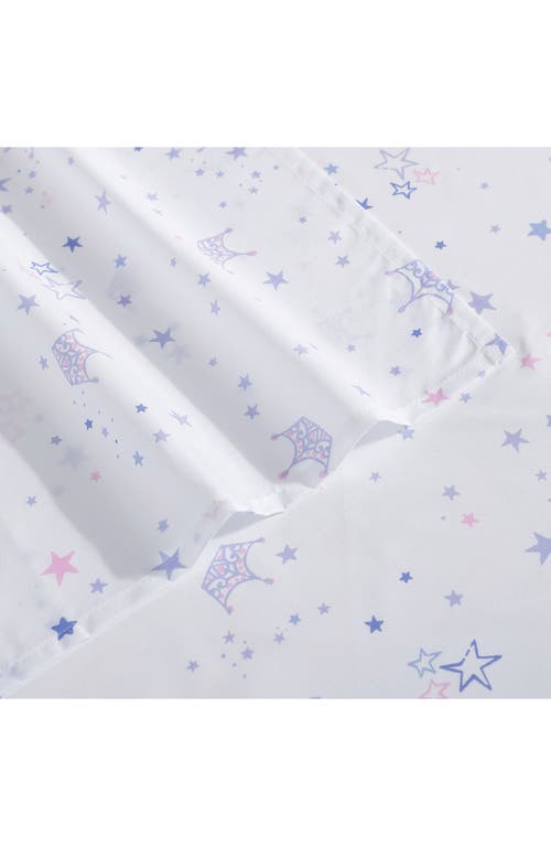Laura Ashley Dancing Stars Print Sheet Set In Pastel Purple