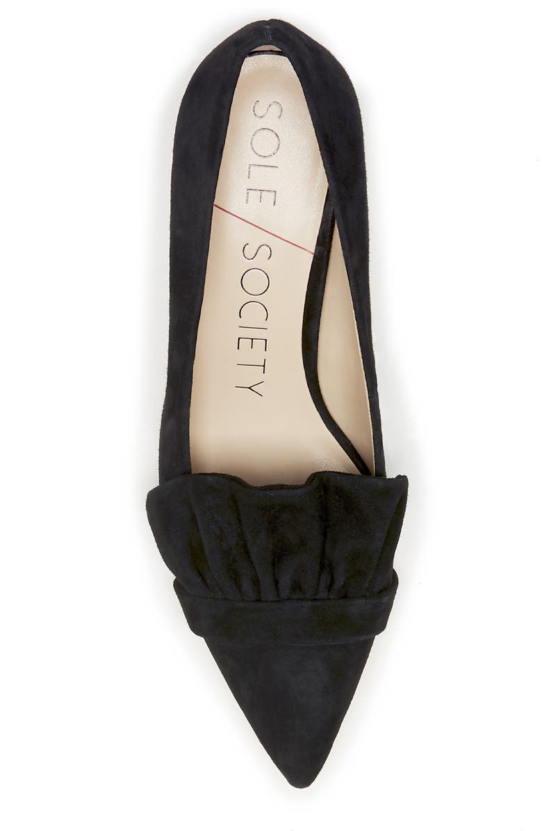 Sole Society Darbia Ruffle Pointy Toe Pump, Alternate, color,