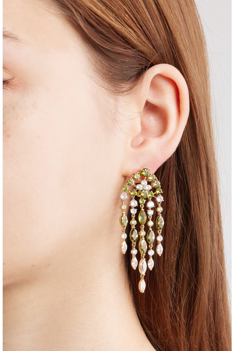 Chandelier Drop Earrings, Alternate, color, GOLD/ CUBIC ZIRCONIA
