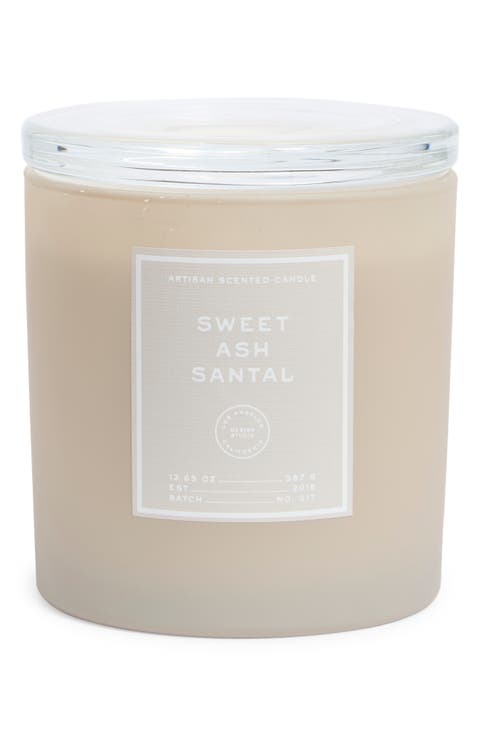 Sweet Ash Santal Glass Jar Candle