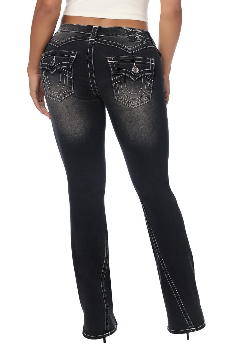 Western Joey Low Rise Flare Jeans, Alternate, color, NIGHT SIGNAL