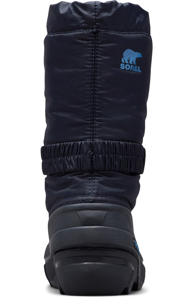 SOREL Kids
Flurry Waterproof Snow Boot, Alternate, color, Collegiate Navy/ Atmosphere