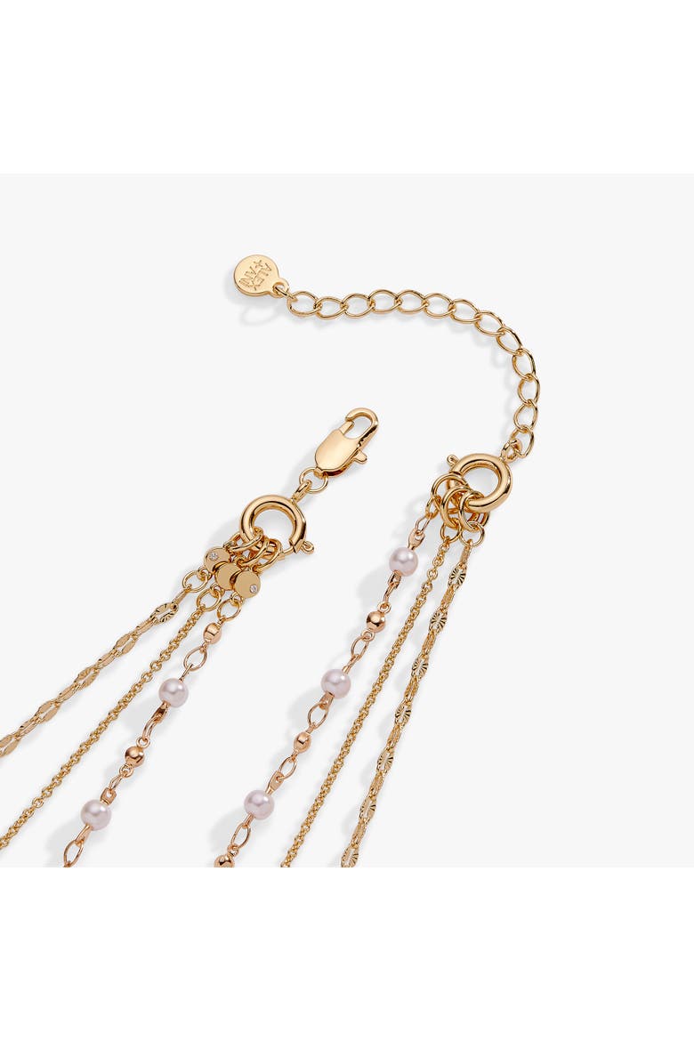 Festival Stranded Butterfly necklace, Alternate, color, Gold