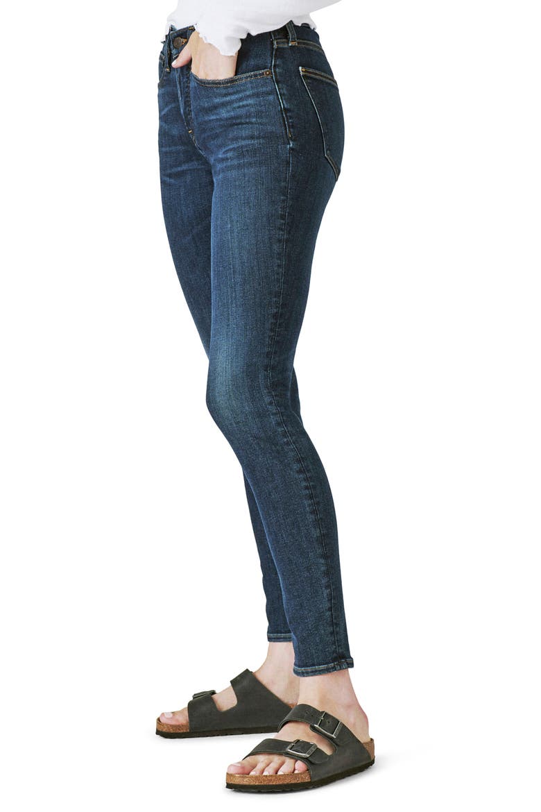 Ava Skinny Jeans, Alternate, color, DEEP SEA
