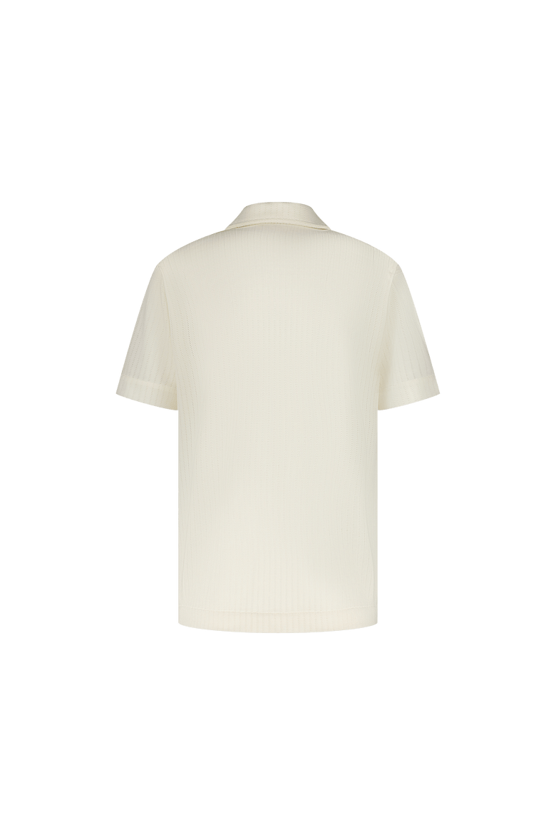 Ecru Knitted Shirt, Alternate, color, Ecru